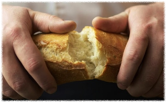 Breaking bread